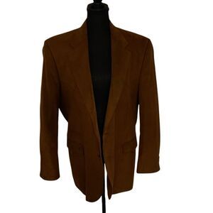 Circle S Men’s Houston Cognac Microsuede Western/Cowboy Coat/Jacket